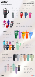 Tumbler Mugs with Straws